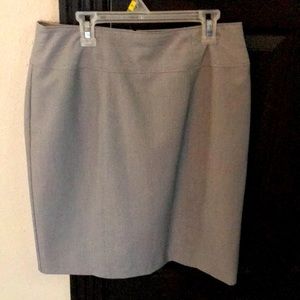 Sleek grey skirt